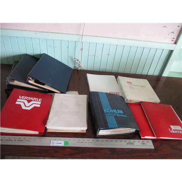 mix lot of binders of manuals