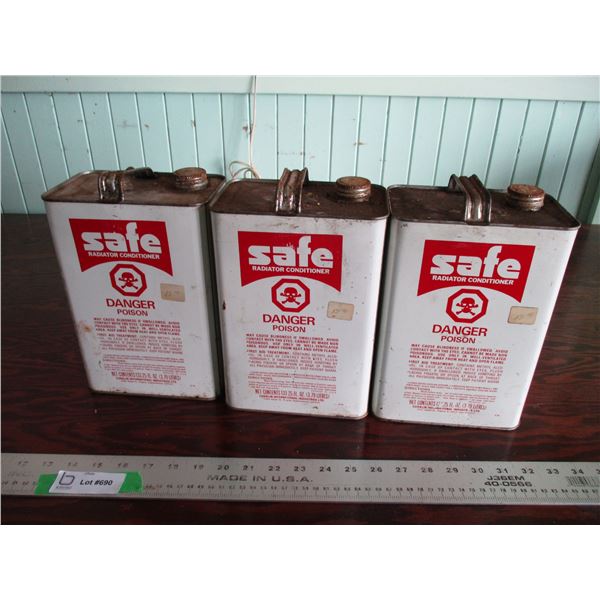 (3) cans of safe radiator conditioner