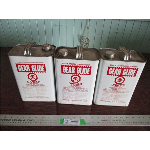 (3) cans of gear glide conditioner