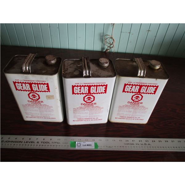 (3) cans of gear glide conditioner