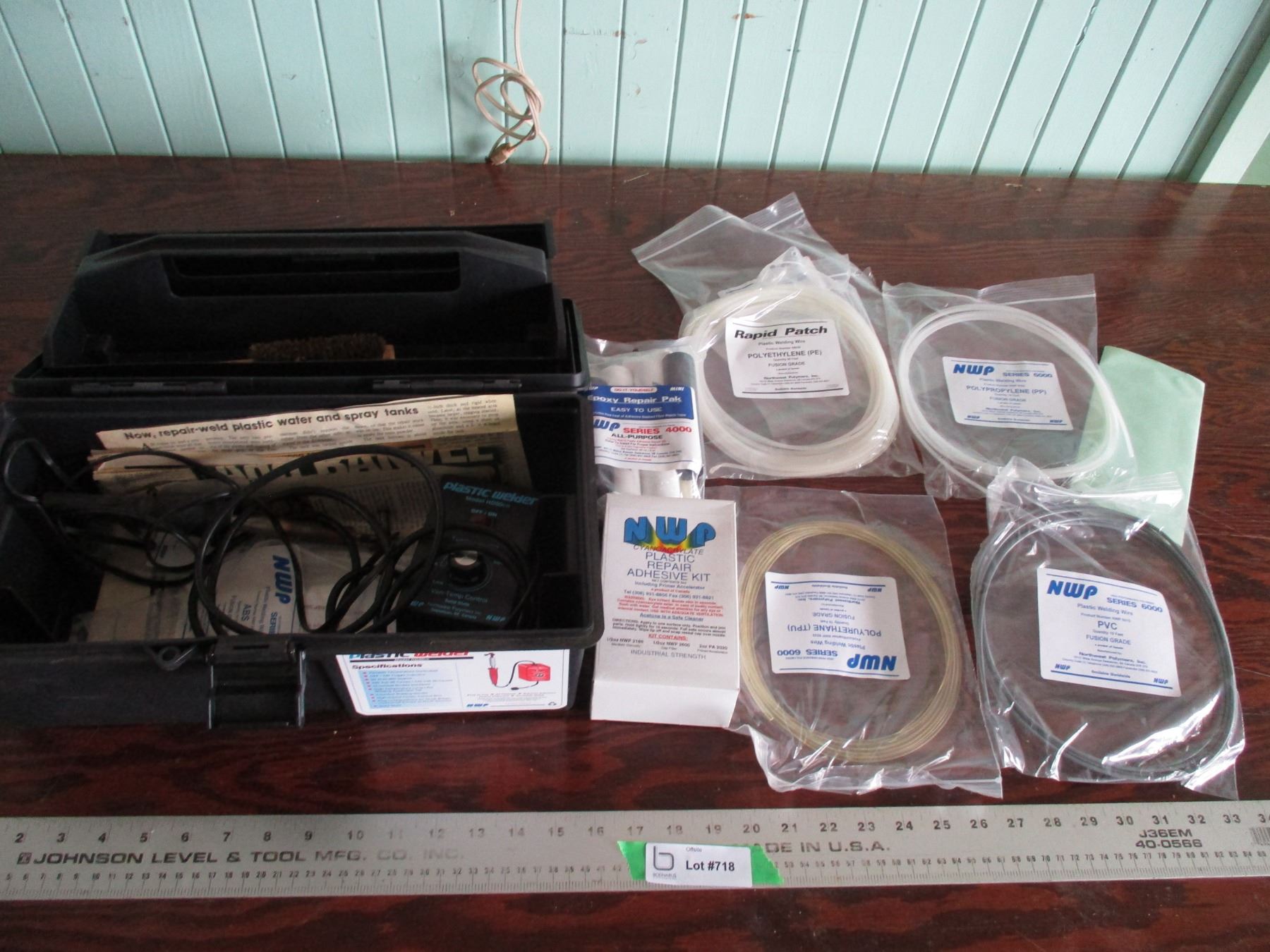 Plastic Welding Tool With Case Plastic welding tool with case