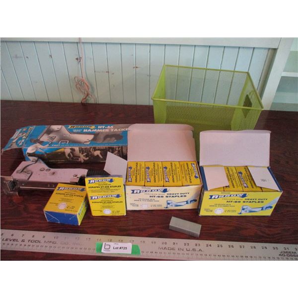 Arrow staples + Staple gun