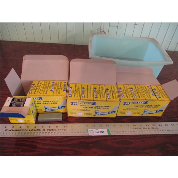 (3) boxes of arrow staples