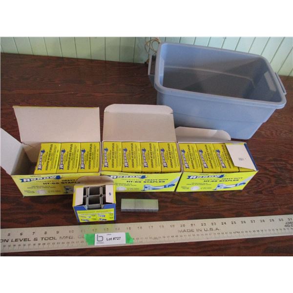 (3) boxes of arrow staples