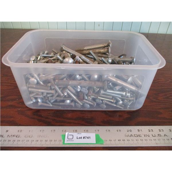 mix lot bolts various carriage