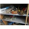 Image 7 : Contents of shelf only - hoses, bearings, pulleys, etc