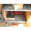 Image 18 : Contents of shelf only - chains, pipe fittings, bolts, etc