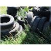 Image 7 : lot of tires some with rims various sizes