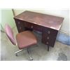 Image 1 : writing desk 42x20 with chair