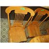 Image 7 : (7) chairs + dining room table (2 leafs) - 8ft long