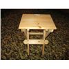 Image 1 : small folding stool wooden