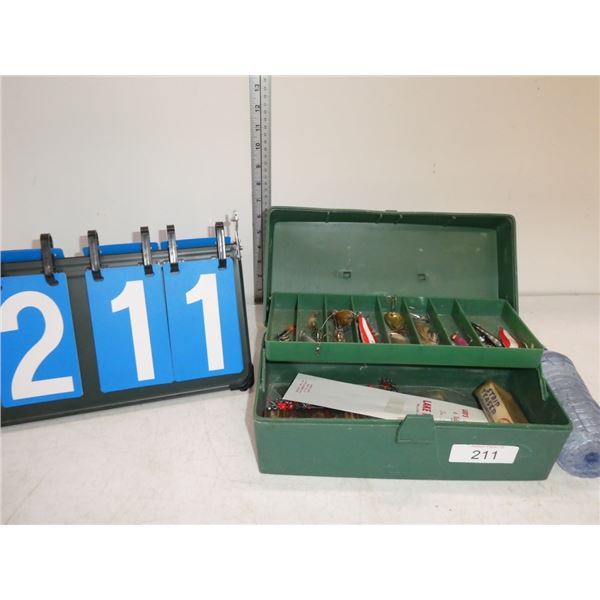 Fishing Box With Misc Hooks