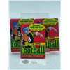 Image 1 : Lot of 3 Topps Football Wax Pack 15 Cards 1 Stick of gum 1000 Yard Club