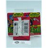 Image 2 : Lot of 3 Topps Football Wax Pack 15 Cards 1 Stick of gum 1000 Yard Club