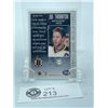 Image 2 : Joe Thornton Boston Bruins 2003 Pacific Calder Hockey Authentic Game Worn Jersey Card