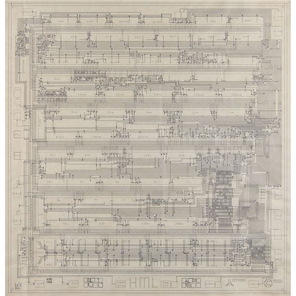 Allan Alcorn: Original Atari Pong 'Home Edition' Chip Schematic