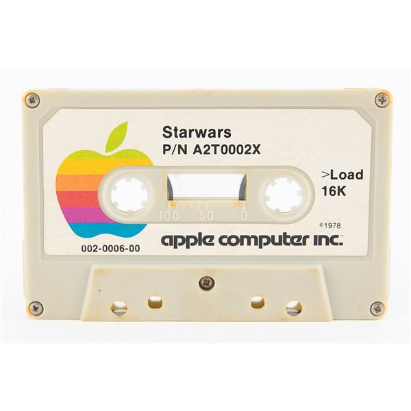 Apple-Produced 1978 Star Wars/Star Trek Game Cassette