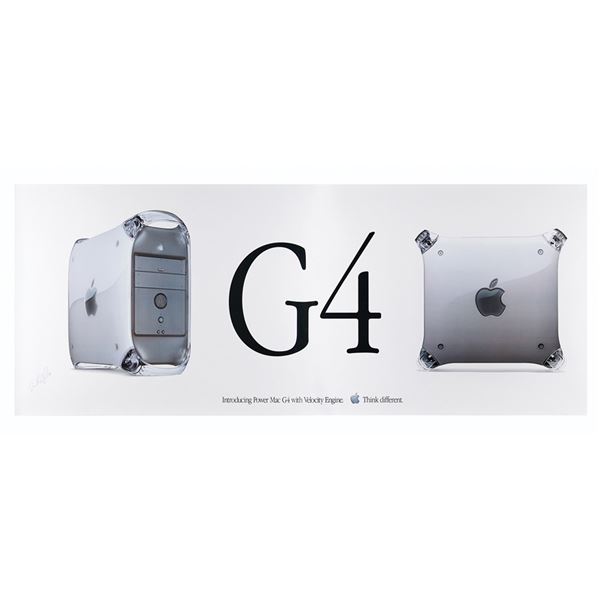 Robert Flores Signed Apple Poster: Power Mac G4