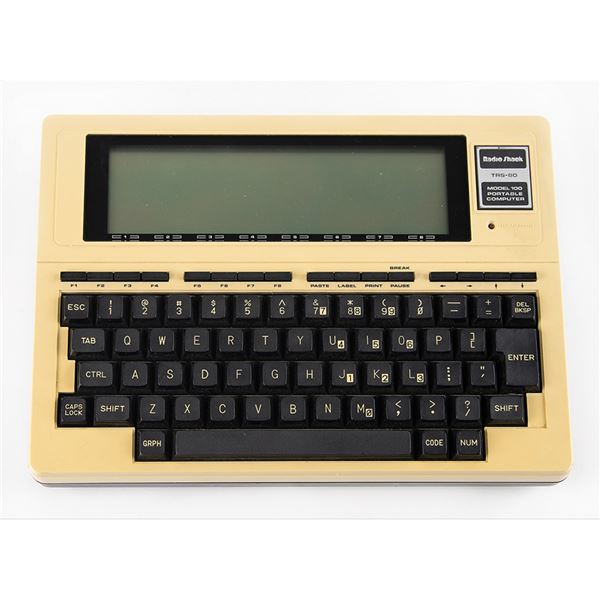 Bill Gates Personally-Used TRS-80 Model 100 Computer with Autograph Note Signed