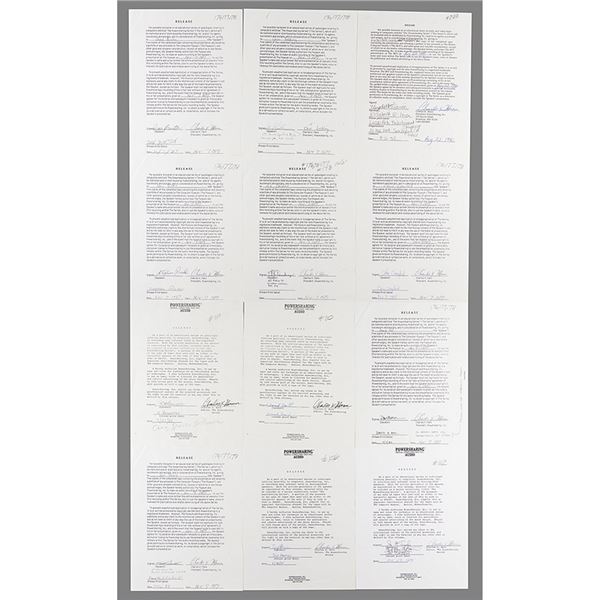 Computer Games: Hawkins, Russell, Crawford, Bunten, etc. (12) Documents Signed