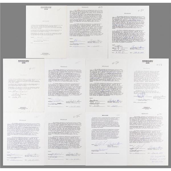 Artificial Intelligence: Minsky, Leary, Selfridge, Kurzweil, etc. (11) Documents Signed