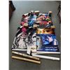 Image 1 : Lot of 9 Vintage Movie Posters Tomb Raider,Swim Fan, Apocolypse Now Etc
