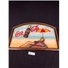 Image 1 : Decorative 24" x 16" Coca Cola Wooden Wall Plaque