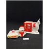 Image 2 : 11" t Coca Cola Polar Bear and Vending Machine  Cookie Jar