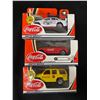 Image 2 : Die Cast Coca Cola Collector Lot. Matchbox Cars. 5 New In Package