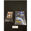 Image 1 : Wayne Gretzky Hockey Card In Case., Mounted on Marble and a Star Trek Coin and Stamp Set