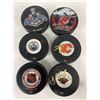 Image 2 : Lot of 14 Stanley Cup Playoffs Collectors Edition Hockey Pucks