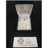 Image 1 : Elegant Natural Pearl Dangle Earrings