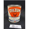 Image 1 : Empty 2 Pound Oilzum Lubricant Tin with Great Graphics