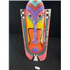 Image 1 : 32" Tall Folk Art Face On Wood