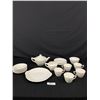 Image 1 : Vintage Wedgewood England Art Deco Style 'Moonstone' Luncheon Set