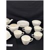 Image 2 : Vintage Wedgewood England Art Deco Style 'Moonstone' Luncheon Set