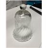 Image 2 : Vintage Glass Bell Shaped Cloche - 8" Tall