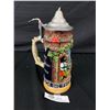 Image 1 : Vintage Decorative Stein w/Pewter Lid- Made in West Germany