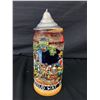 Image 2 : Vintage Decorative Stein w/Pewter Lid- Made in West Germany