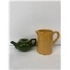 Image 2 : Vintage Teapot, Farmhouse Medalta Jugs, Double Egg Cups and Carnival Set