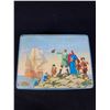 Image 2 : Vintage Milady Waller and Hartley LTD Tin Box with Hinged Lid Mayflower Sailboat 1620-1957