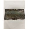 Image 2 : Presentation Award Silver Engraved Storage Box with Hinged Lid and Mirror. Presented by Canadian For