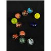 Image 2 : Lot of Vintage Marbles, Cat Eye, Hand Blown