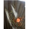 Image 3 : Vintage Oriental Hand Painted Decorative Wall Fan, Dragon Approx 35" x 62"