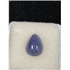 Image 2 : Natural Tanzanite 4.145 ct. 11.96 x 8.65 x 4.93 mm. Pear Cabochon -I Clarity- Untreated- Tanzania