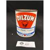 Image 1 : Nice Graphics, Partially Full Oilzum Lubricant 2 Lb Tin