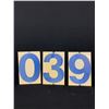 Image 2 : Lot of 3 Double Sided Gas Station Price Tag Numbers