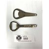 Image 1 : 2 Vintage Bottle Openers ( CP Hotels & Sapporo )