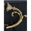 Image 2 : Set of 4 Antique Brass Chandiler Arms