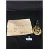 Image 1 : Royal Canadian Mint Canvas Penny bag + Early 1900s Horse Brass Oversize